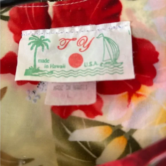 Vintage 60s / 70s made in Hawaii MuMu Sz L - Picture 2 of 9